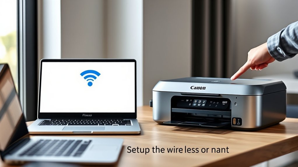 wireless setup and connection