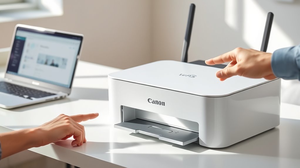 wps or standard wireless setup